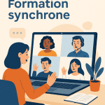 Formation synchrone : boostez l’engagement et l’efficacité de vos équipes en temps réel
